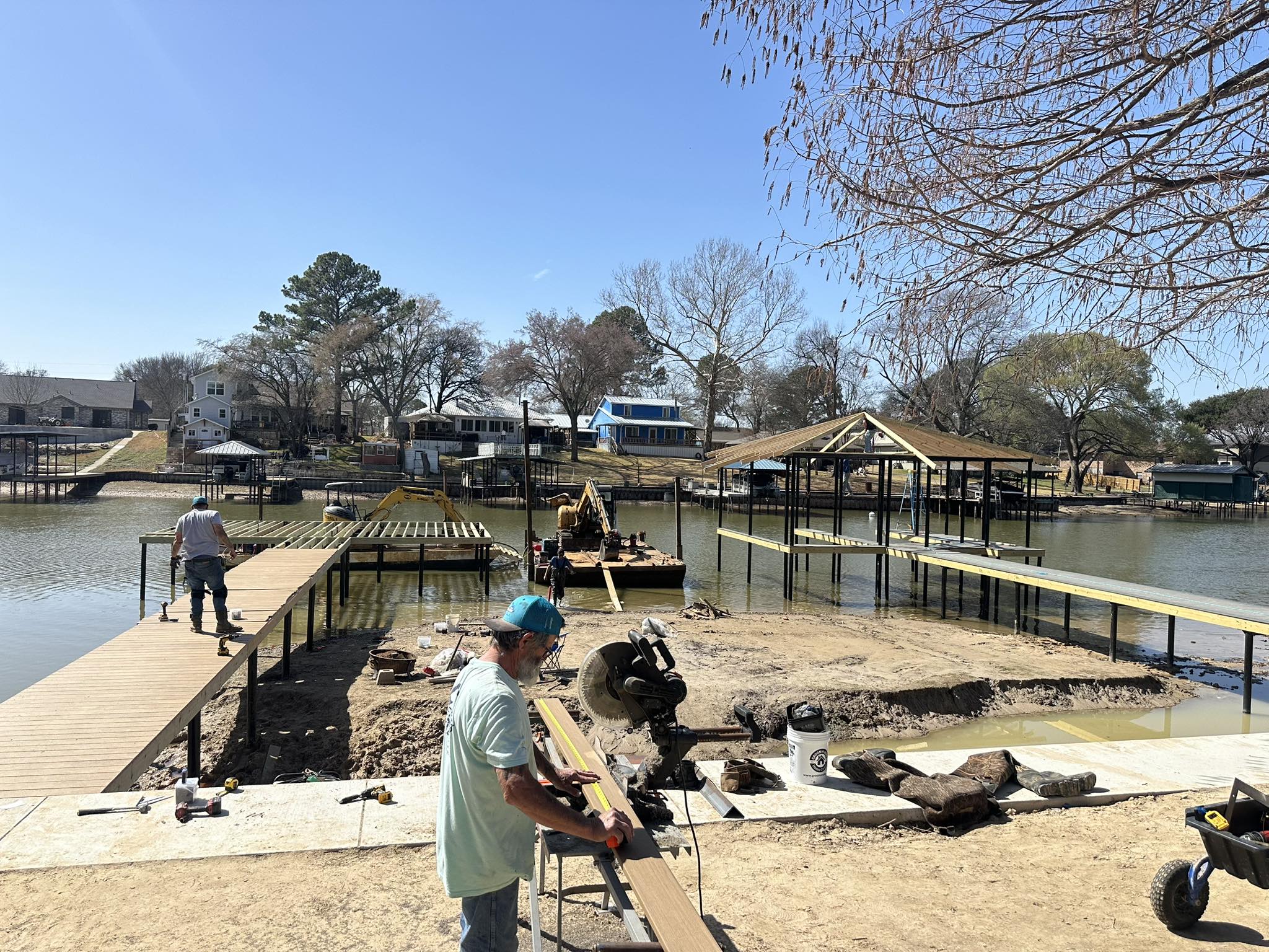 Shoreline Solutions crew at work